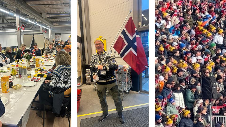 VM-fest med butikksjefen i smørøyet!